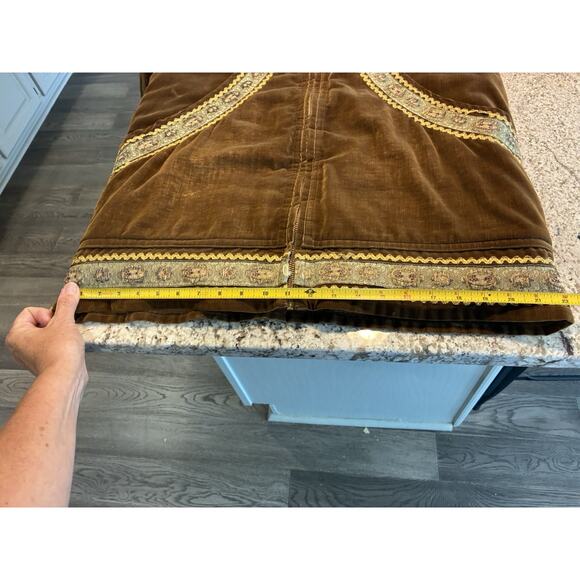 RARE!! Laura Wright Alaskan Parky Winter Coat Brown Velvet Wolf Trim Size M**** - Picture 13 of 16